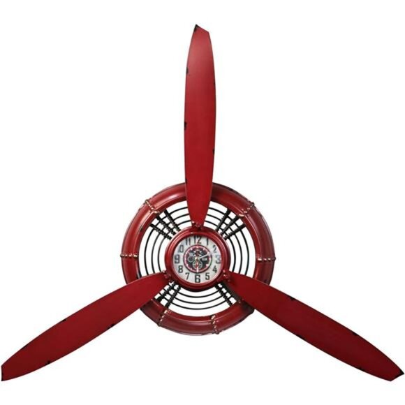 Metal Airplane Propeller Wall Decor,Vintage Aviation Wall Art - Picture 1 of 7